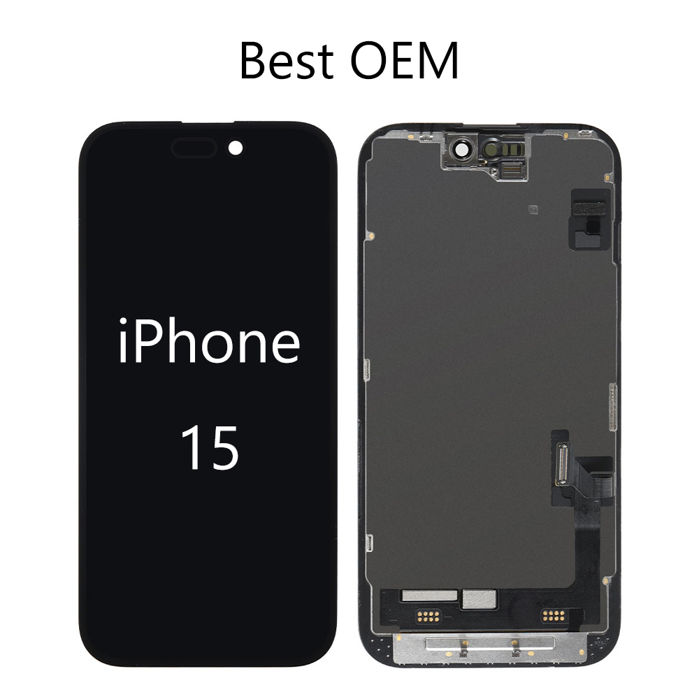OLED Screen for iPhone 15 6.1", Best OEM, Black